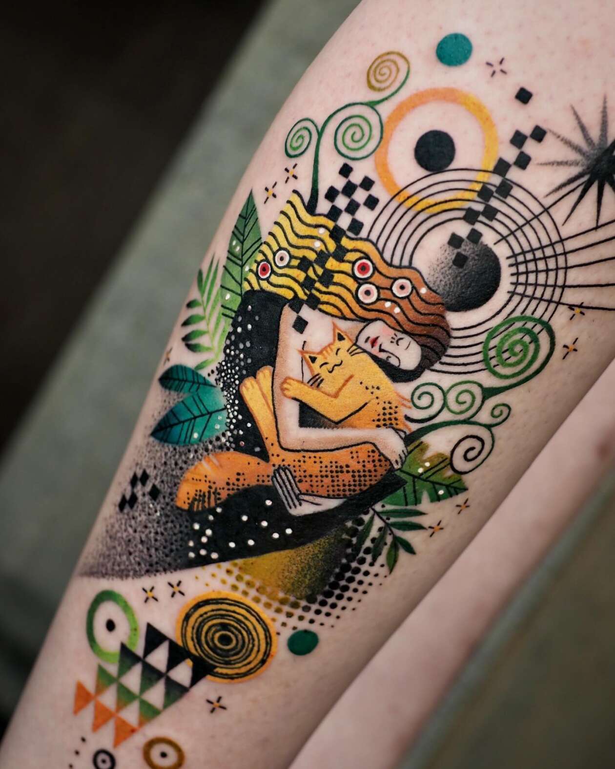 Gaëtan Le Gargasson’s Semi Abstract Animal Tattoos (27)