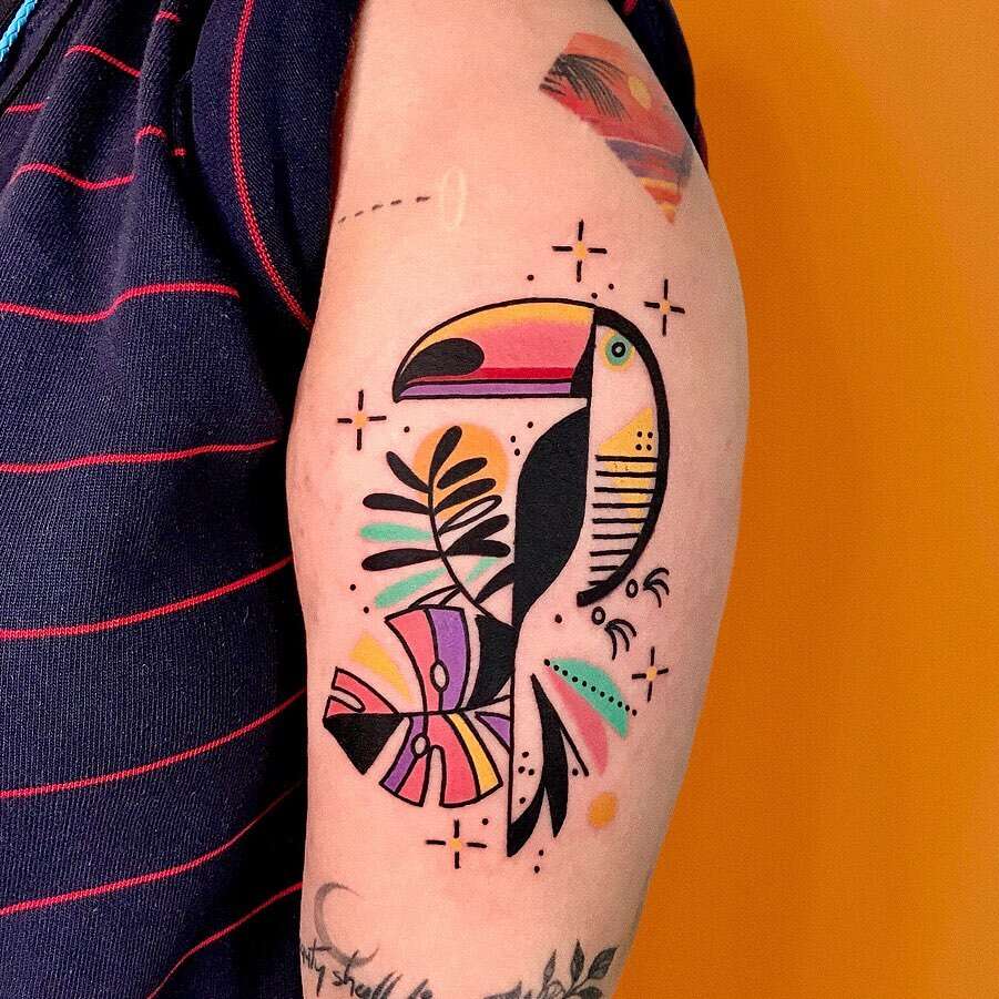 Gaëtan Le Gargasson’s Semi Abstract Animal Tattoos (3)