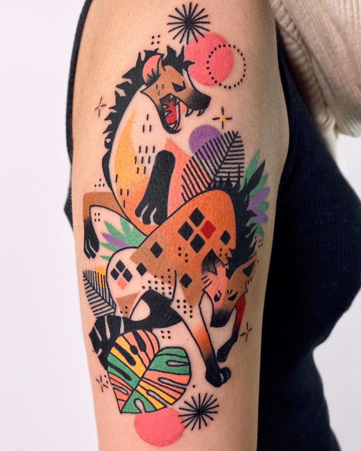 Gaëtan Le Gargasson’s Semi Abstract Animal Tattoos (5)