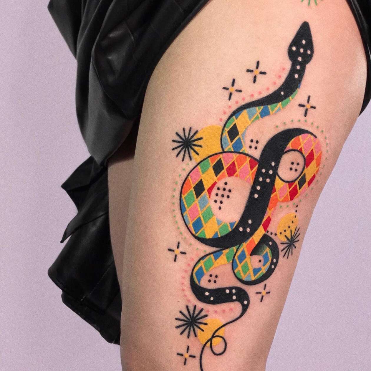 Gaëtan Le Gargasson’s Semi Abstract Animal Tattoos (8)