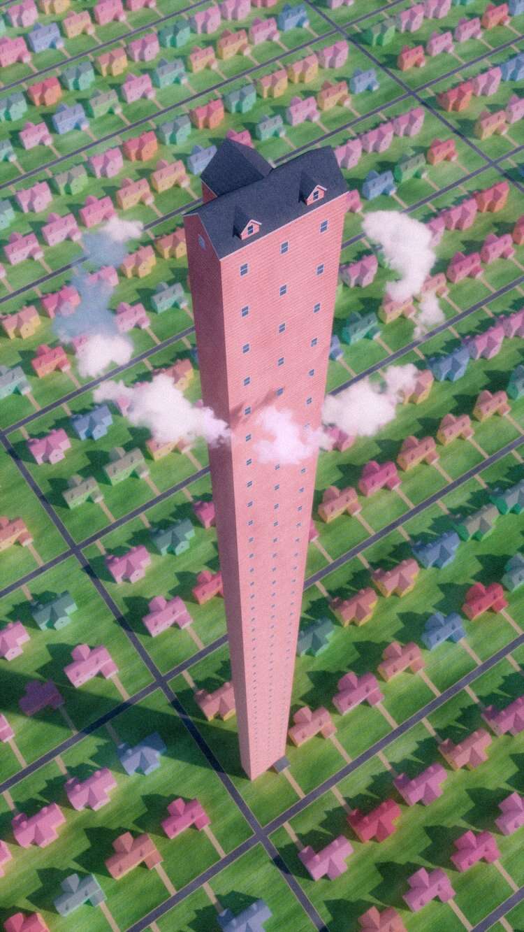 Hayden Williams' 'suburbs' Illustration Series (10)