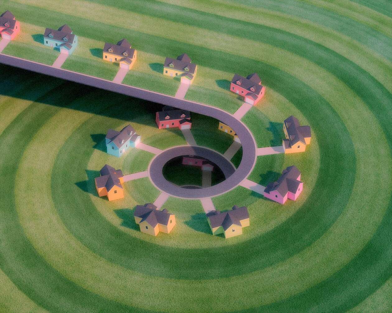 Hayden Williams' 'suburbs' Illustration Series (3)