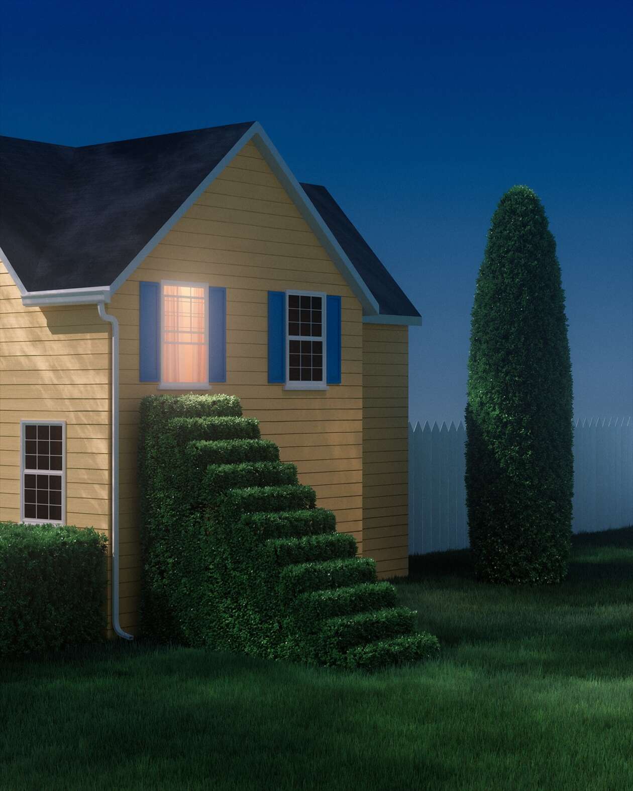 Hayden Williams' 'suburbs' Illustration Series (9)