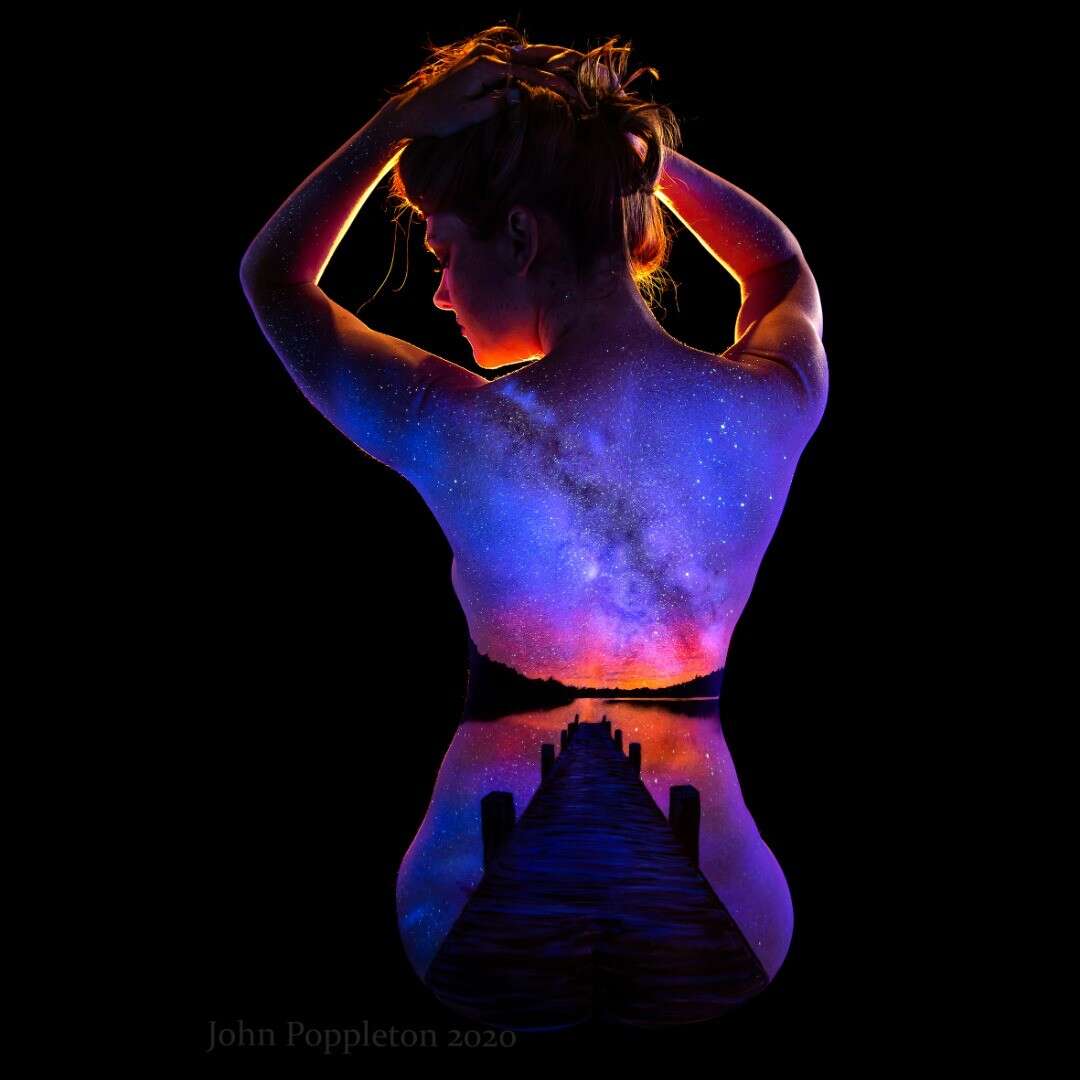 John Poppleton’s Glowing Body Art (12)