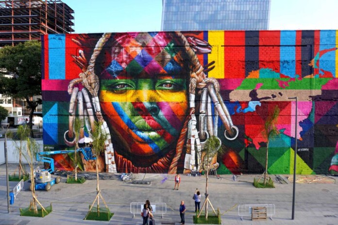 Mural Das Etnias, Rio De Janeiro, 2016, By Eduardo Kobra
