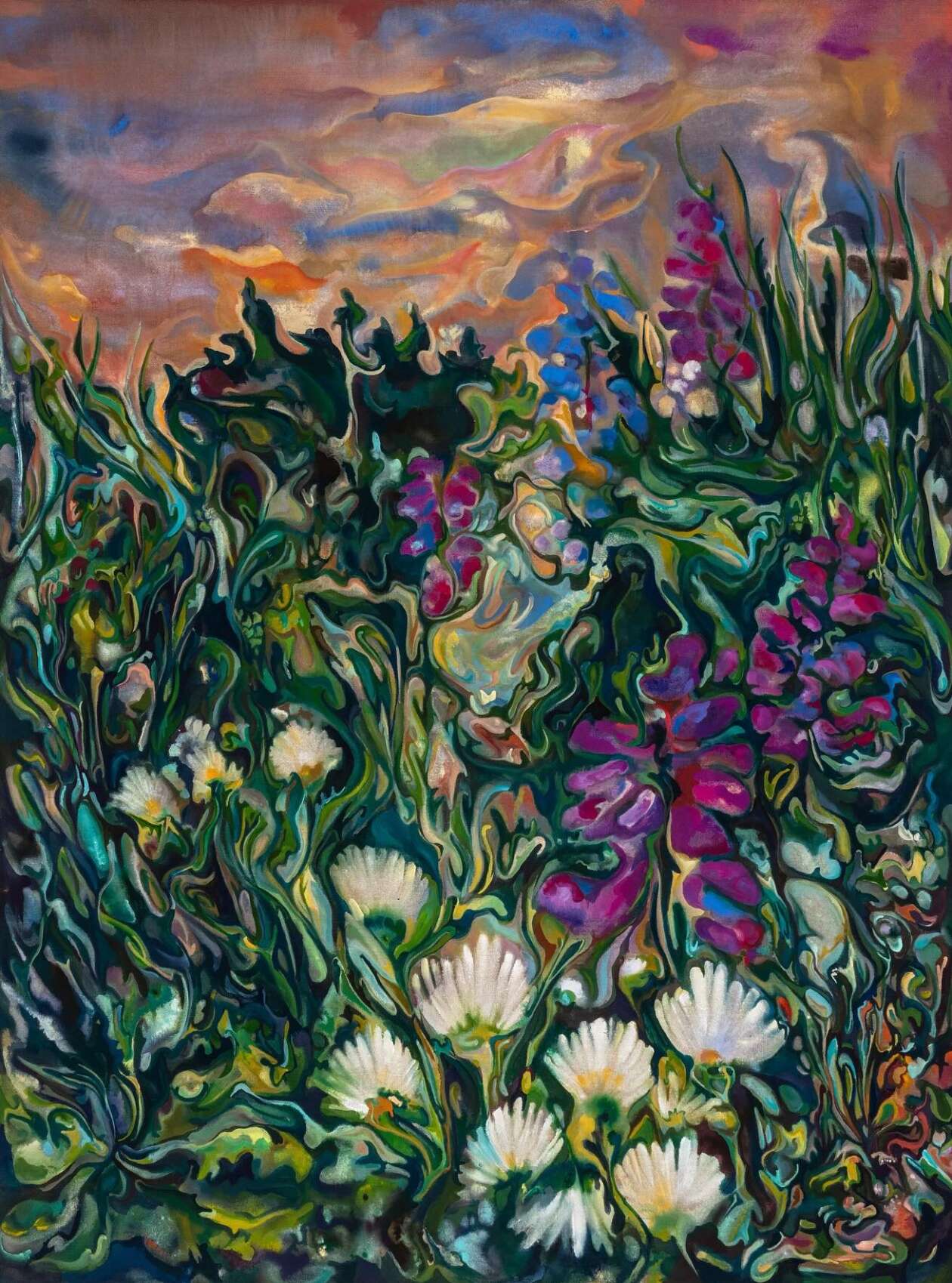 Semi Abstract Landscape Paintings By Maria Calandra (14)