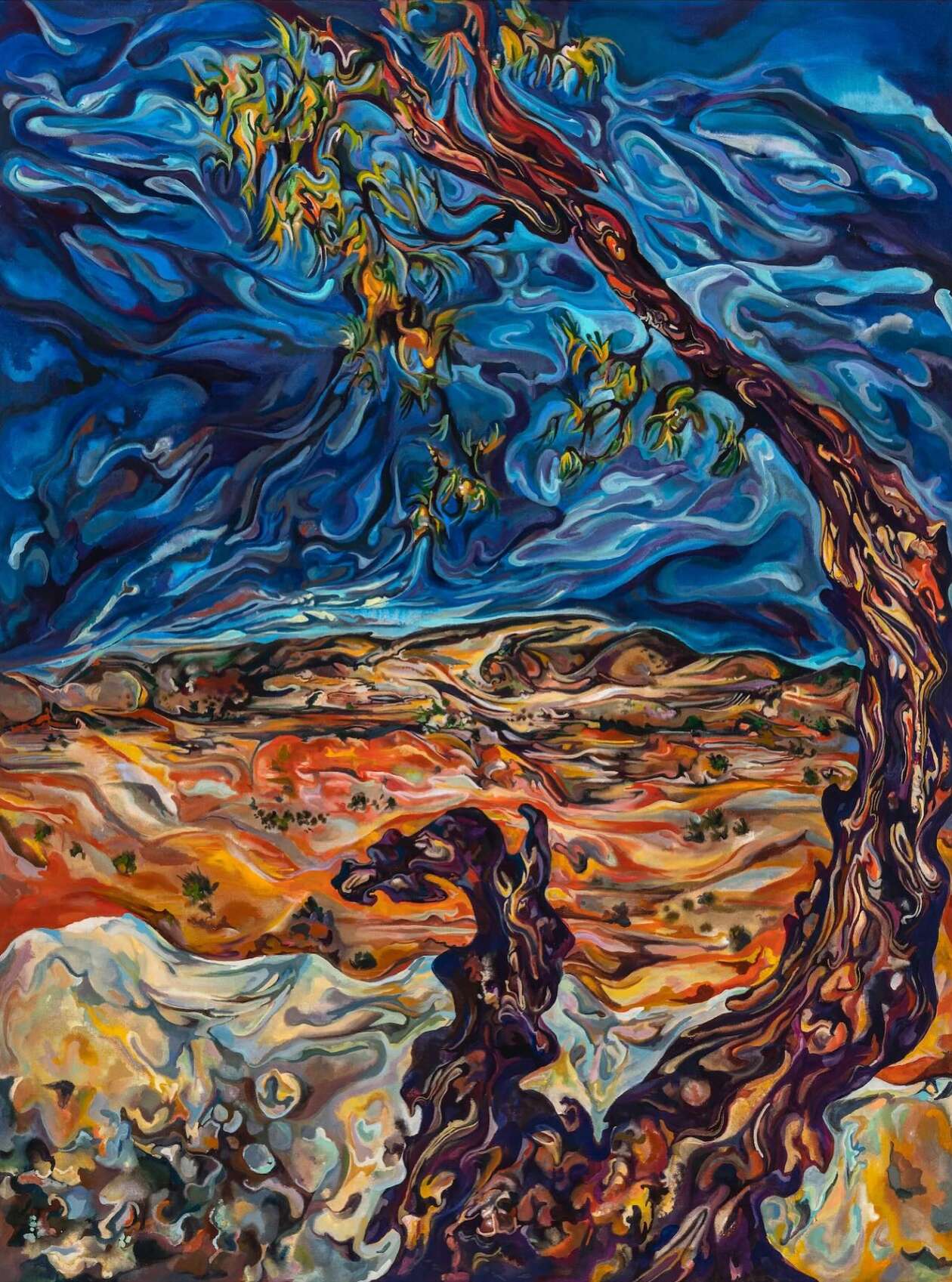 Semi Abstract Landscape Paintings By Maria Calandra (20)