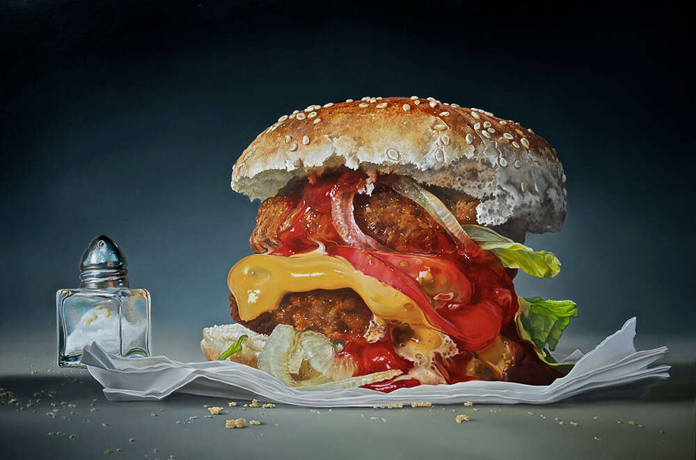 Tjalf Sparnaay's Hyperrealistic Food Paintings (15)