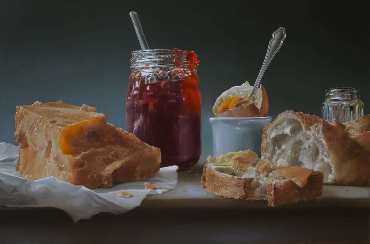 Tjalf Sparnaay's Hyperrealistic Food Paintings (2)