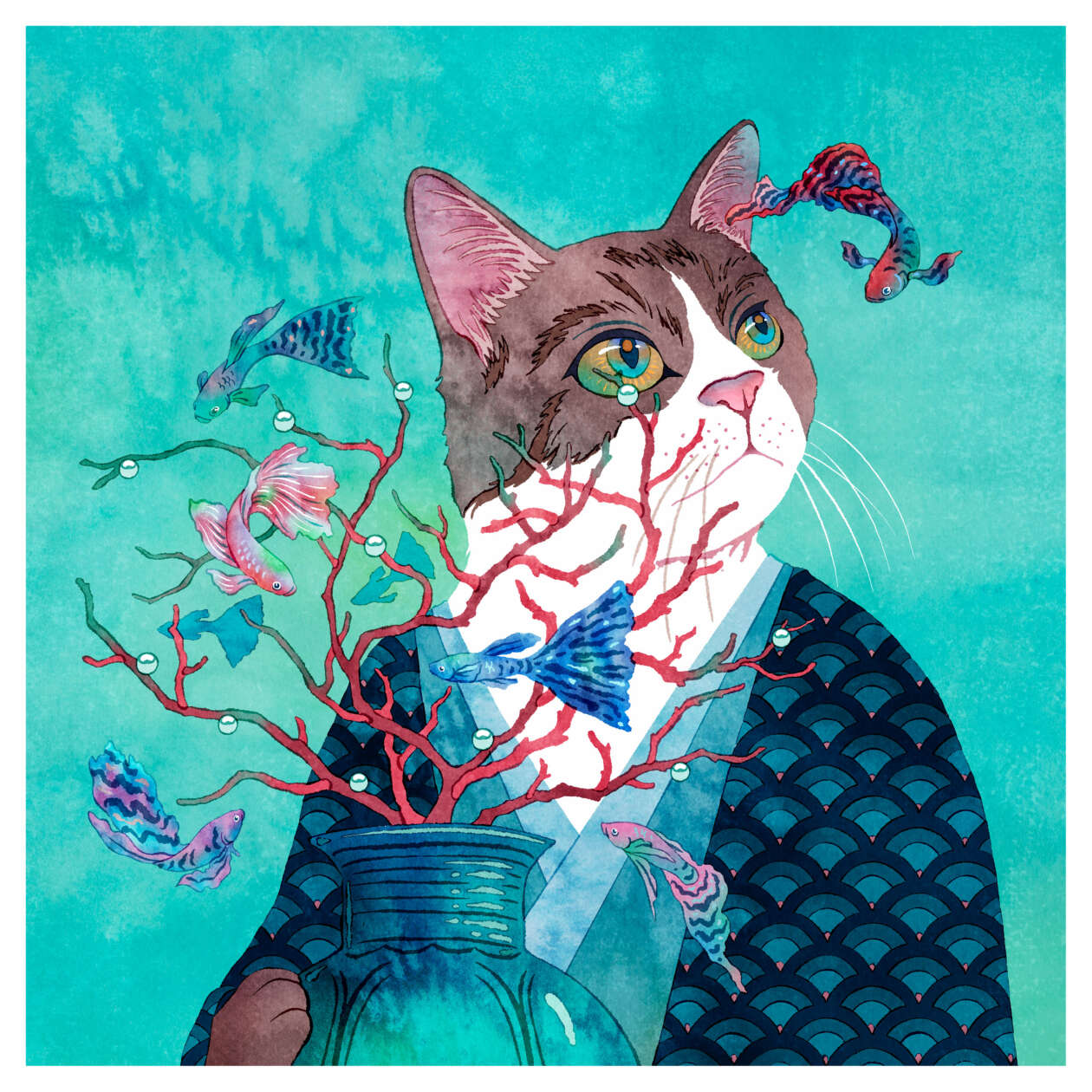 A Floating World Illustration Series By Tung Nam (2)