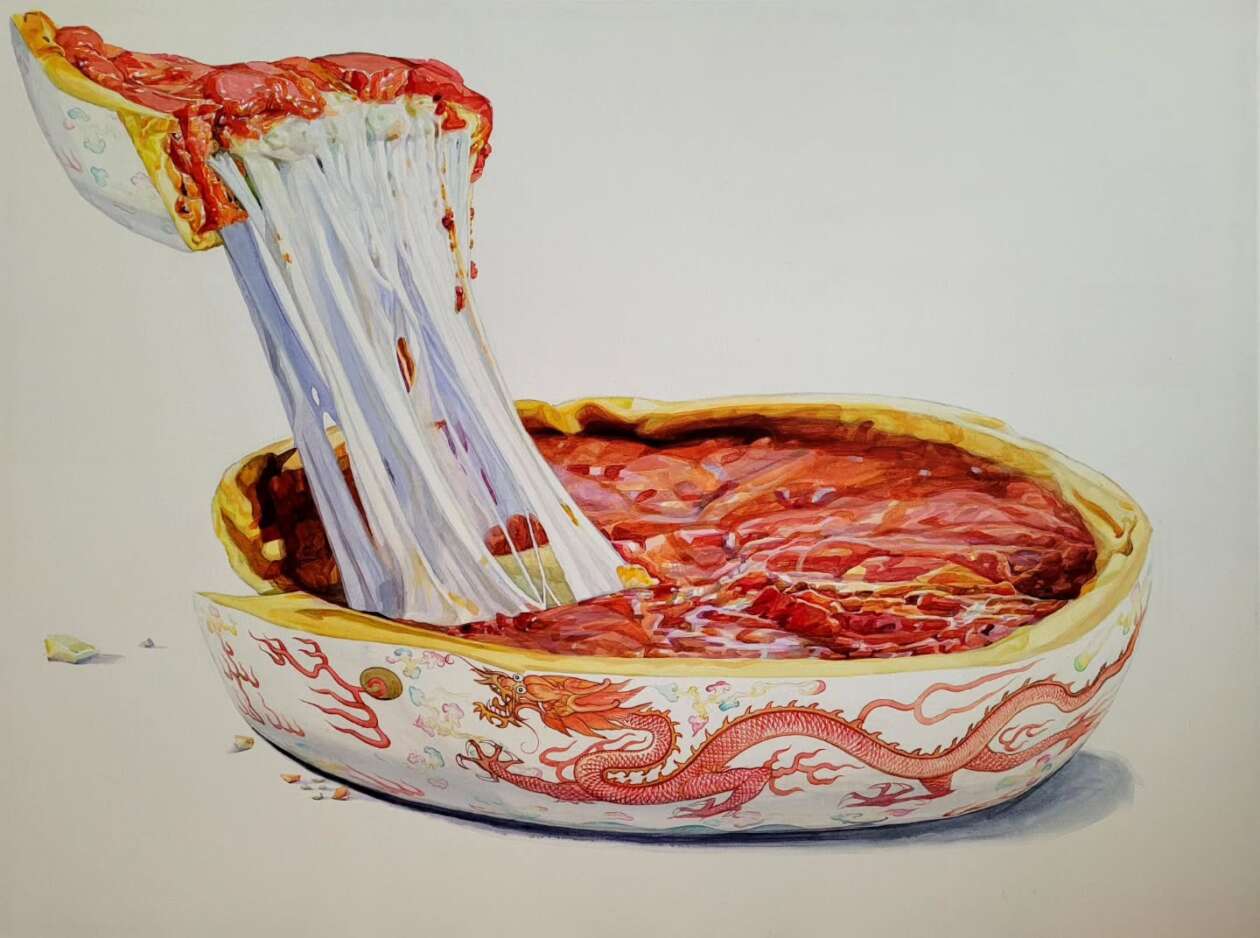 Chunbo Zhang’s Porcelain Food Paintings (1)