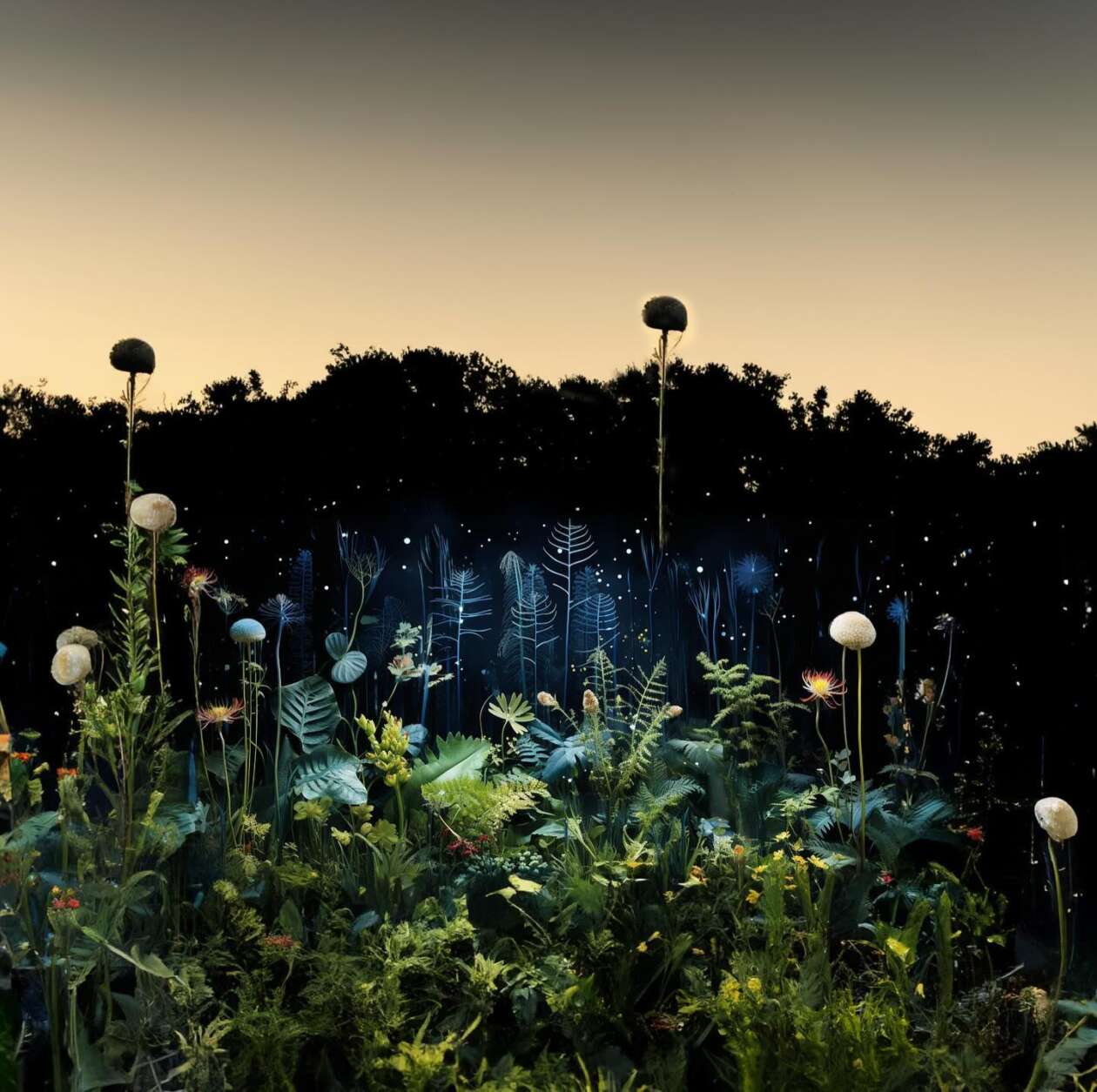 Mary Mattingly’s ‘night Gardens’ Collage Series (6)