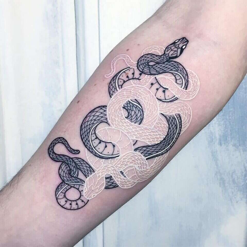 Serpentine Tattoos By Mirko Sata (13)