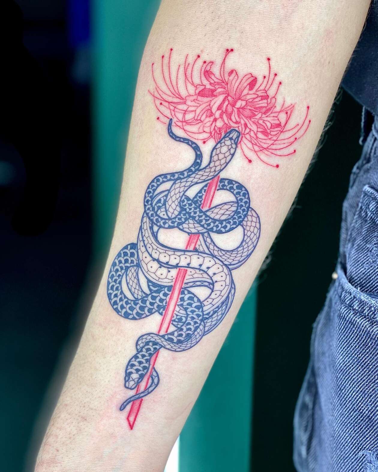 Serpentine Tattoos By Mirko Sata (18)