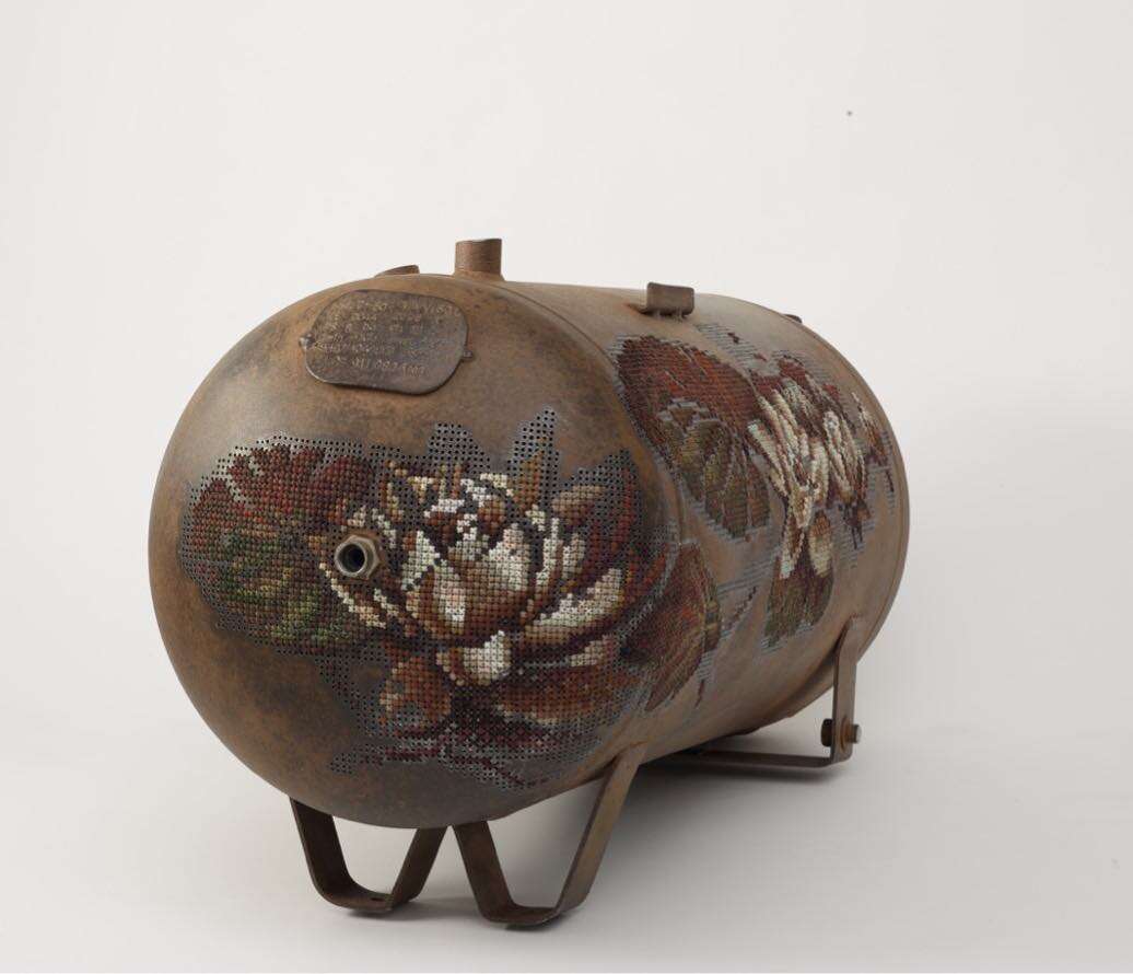 Severija Inčirauskaitė Kriaunevičienė's Embroidered Metal Art (20)