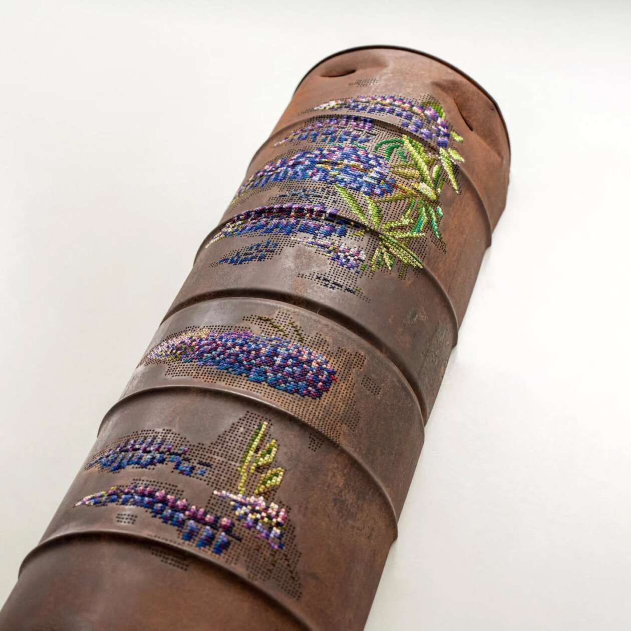 Severija Inčirauskaitė Kriaunevičienė's Embroidered Metal Art (24)