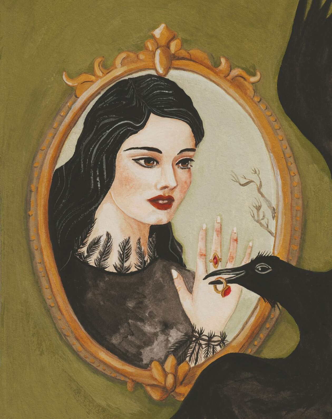 Rachel A Rua’s Fantasy Gouache Paintings (11)