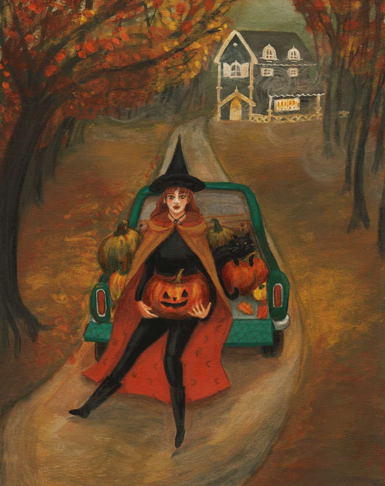 Rachel A Rua’s Fantasy Gouache Paintings (4)