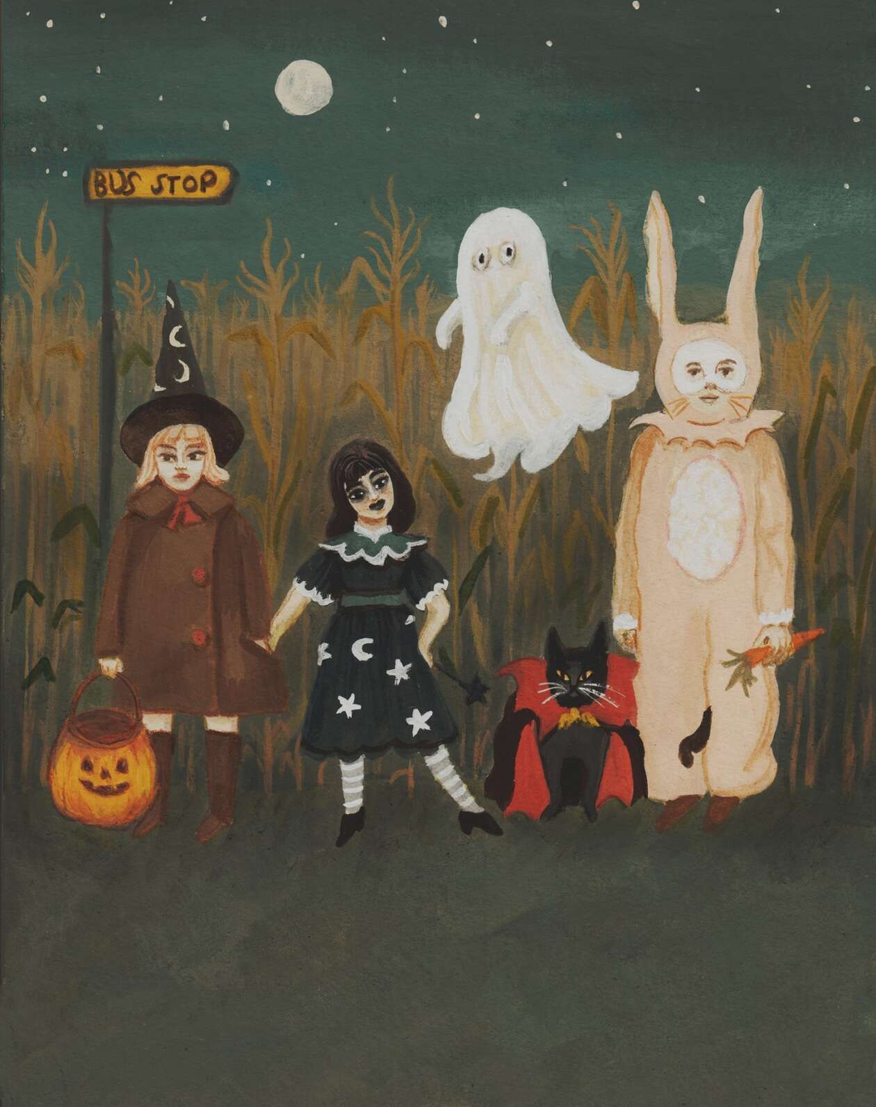 Rachel A Rua’s Fantasy Gouache Paintings (7)