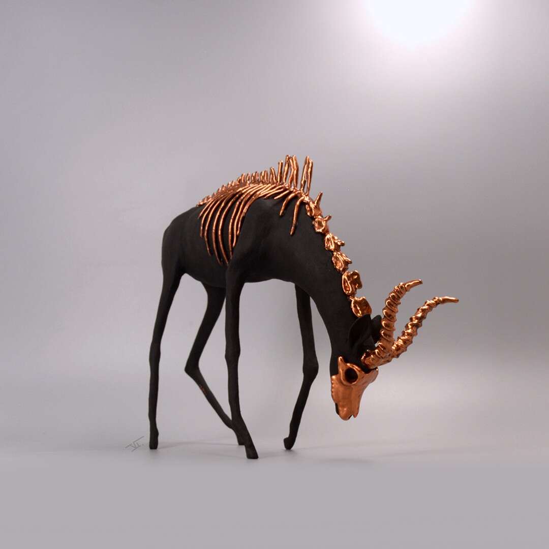 The Haunting Animal Sculptures Of Virginie Gribouilli (4)