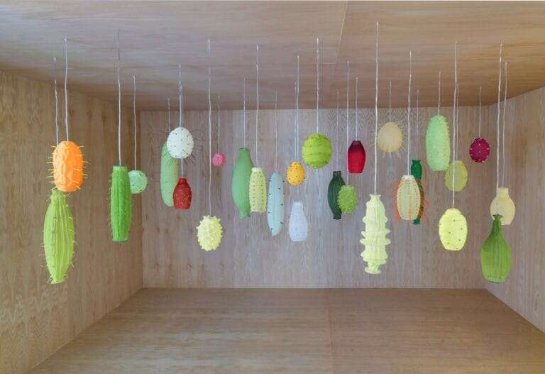 Woven Textile Lanterns By Inés Llasera And Inés Quezada (2)