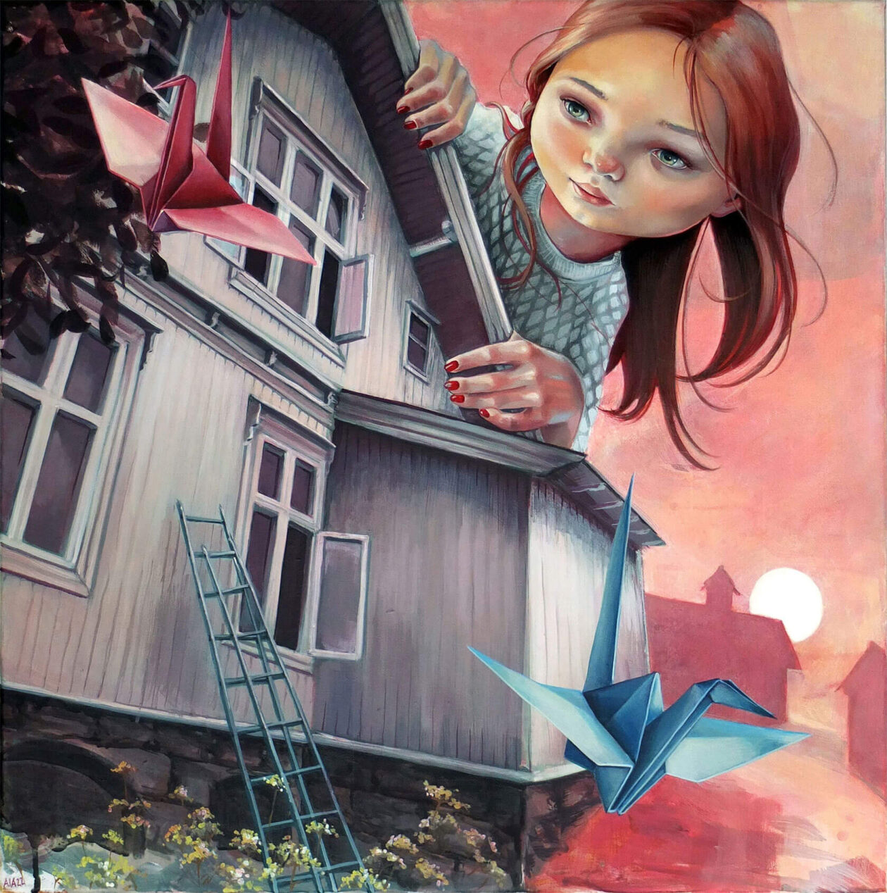 Anne Angelshaug's Surreal Paintings (6)