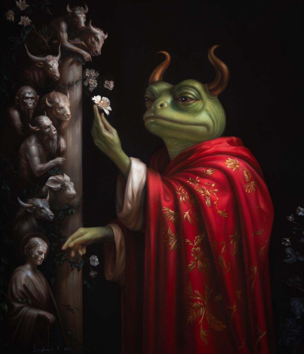 Ksenia Buridanova Surreal Fantasy Paintings (16)