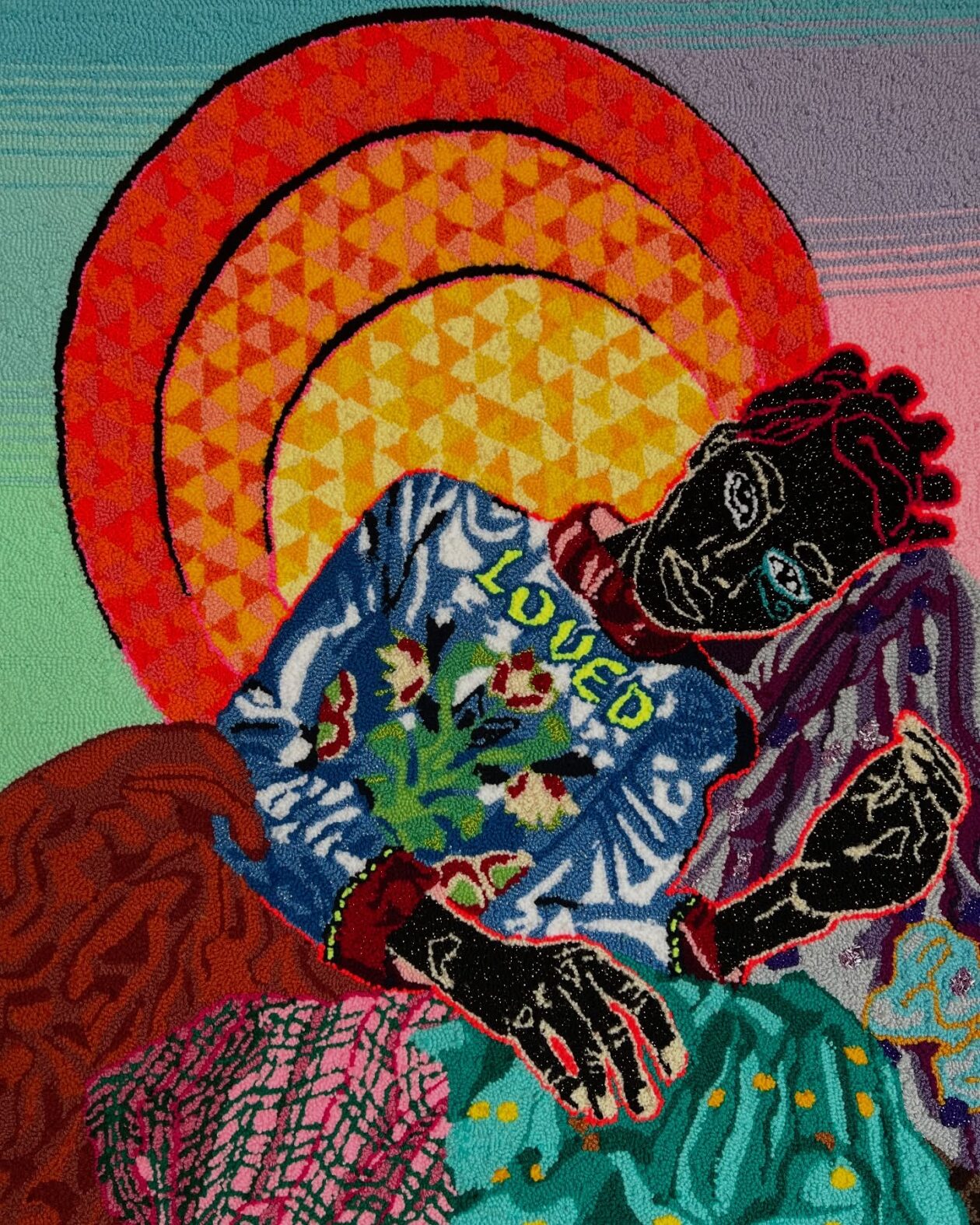 Simone Saunders' Hand Tufted Textile Portraits (10)