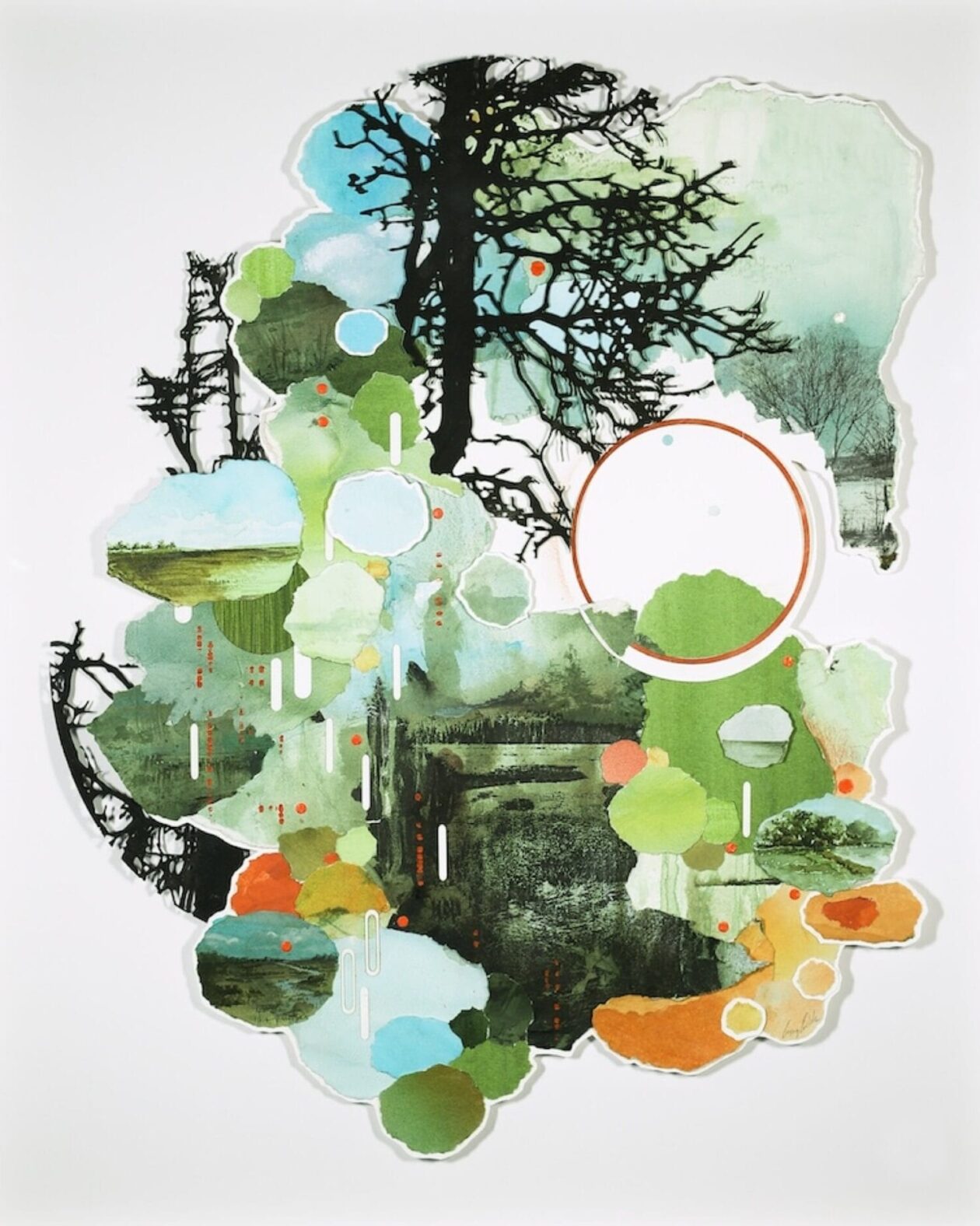 Gregory Euclide's Mixed Media Collages Of Nature Landscapes (6)