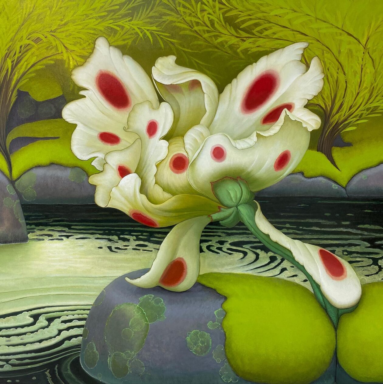 Inka Essenhigh's Surreal Botanical Paintings (11)