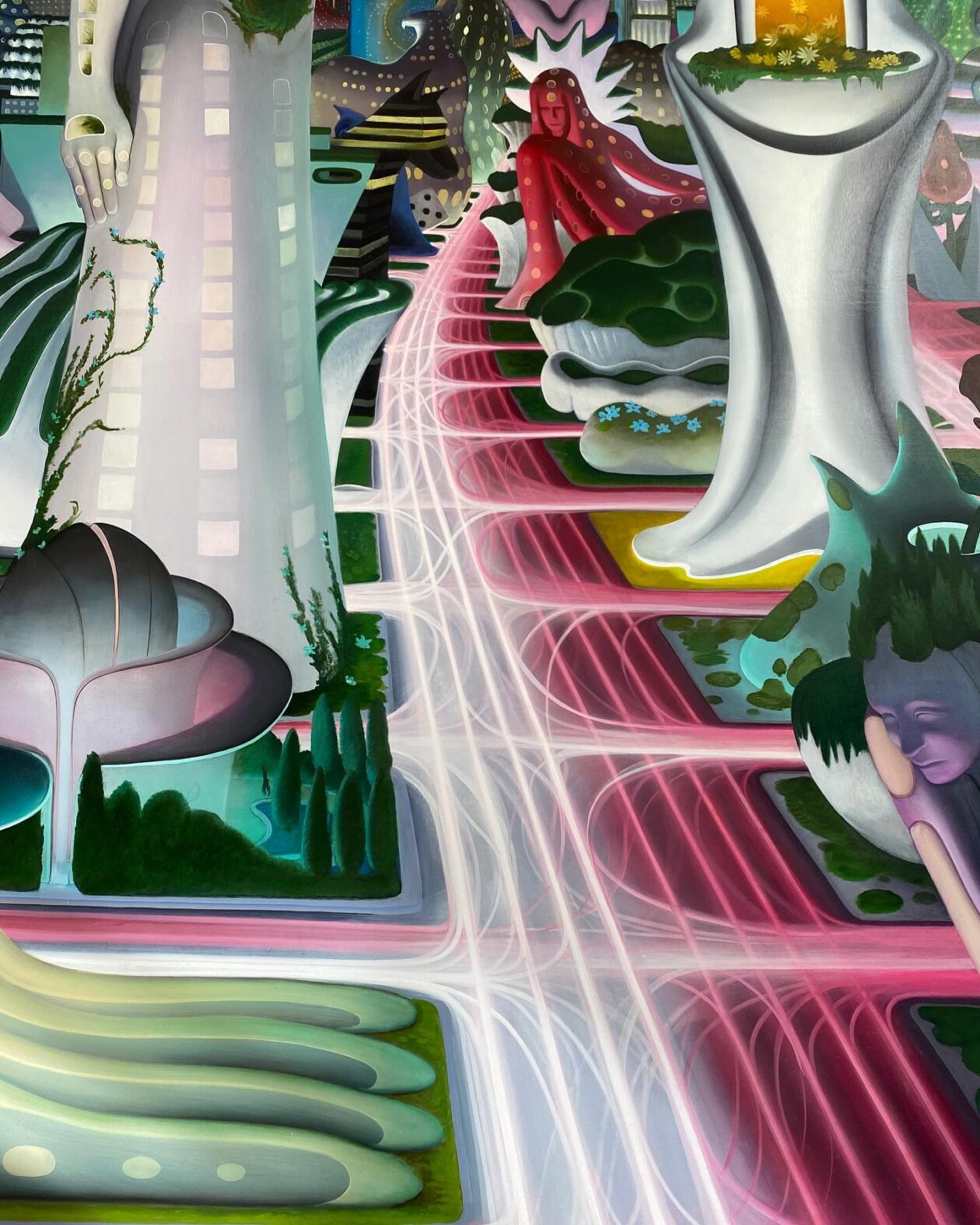 Inka Essenhigh's Surreal Botanical Paintings (13)