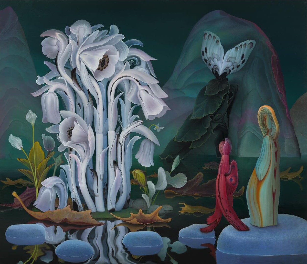 Inka Essenhigh's Surreal Botanical Paintings (14)