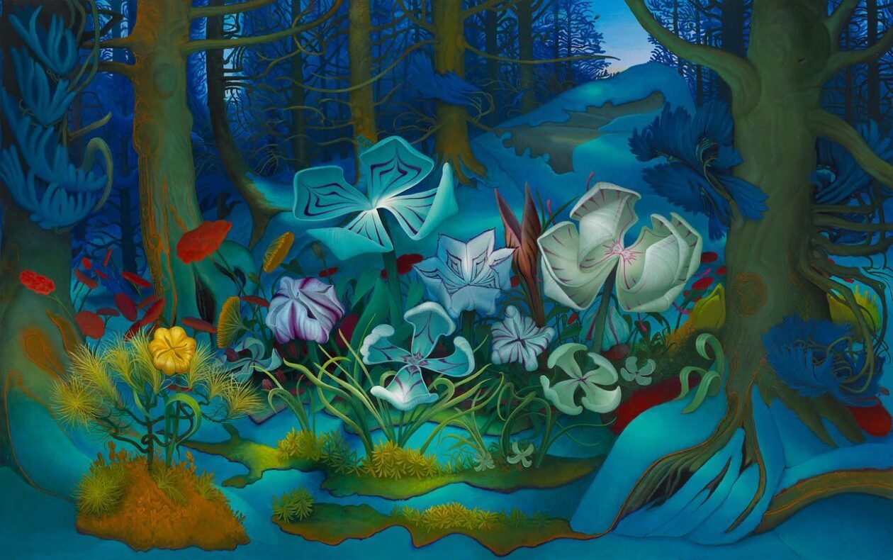 Inka Essenhigh's Surreal Botanical Paintings (17)