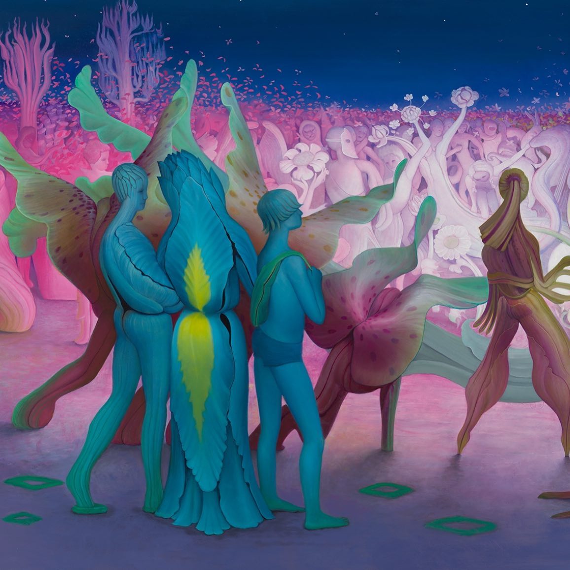 Inka Essenhigh's Surreal Botanical Paintings (2)