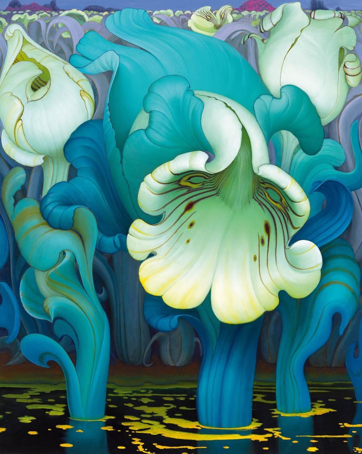 Inka Essenhigh's Surreal Botanical Paintings (20)