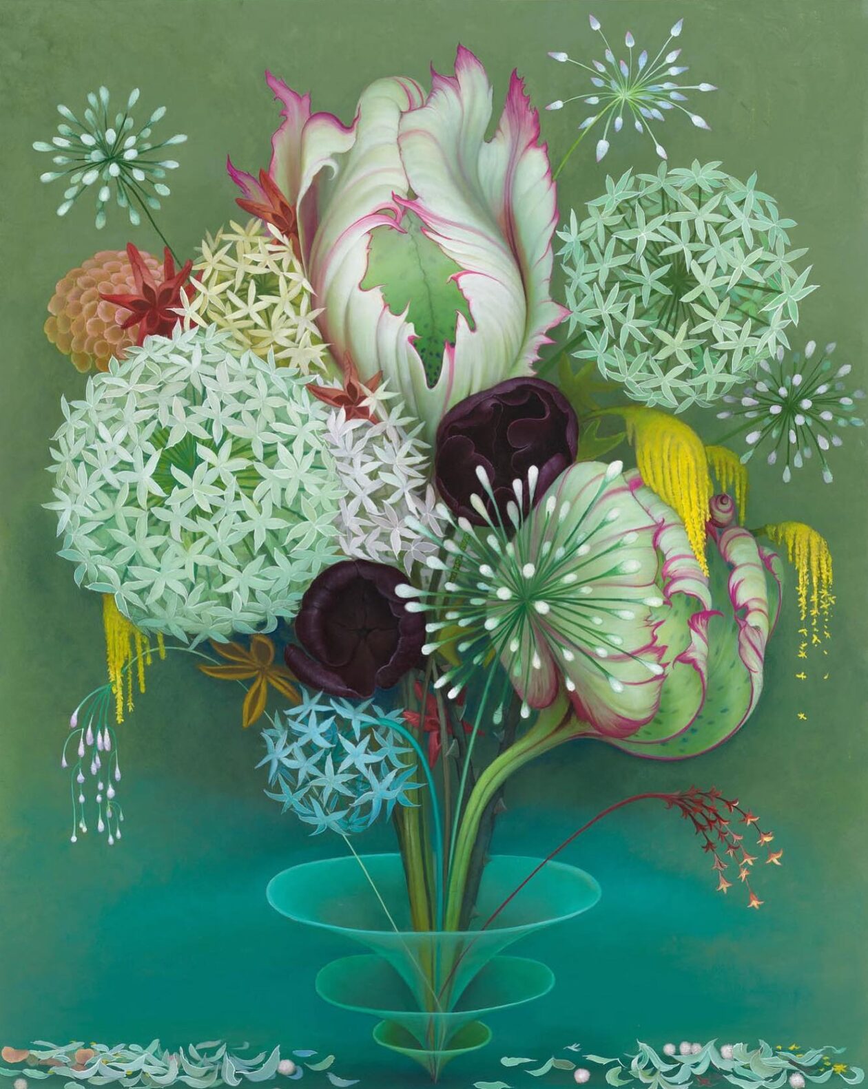 Inka Essenhigh's Surreal Botanical Paintings (6)
