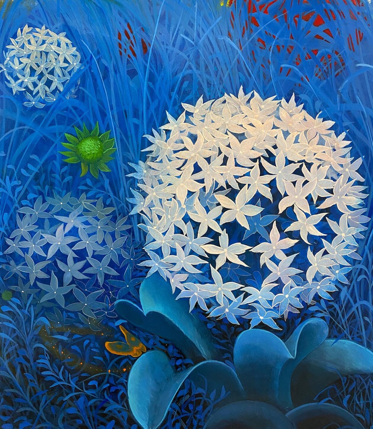 Inka Essenhigh's Surreal Botanical Paintings (8)