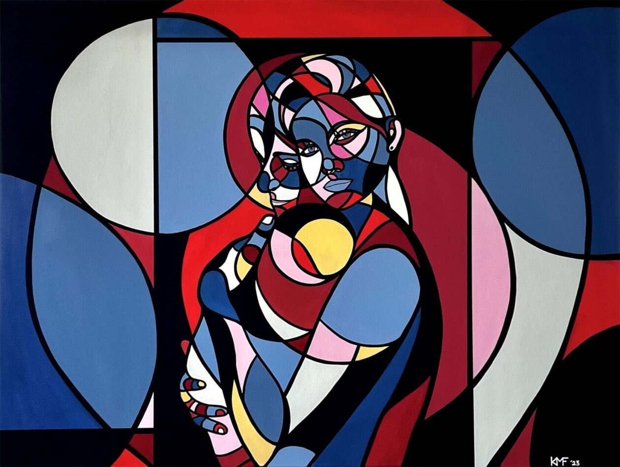 Kevin M. Fletcher's Kaleidoscopic Portrait Paintings (7)