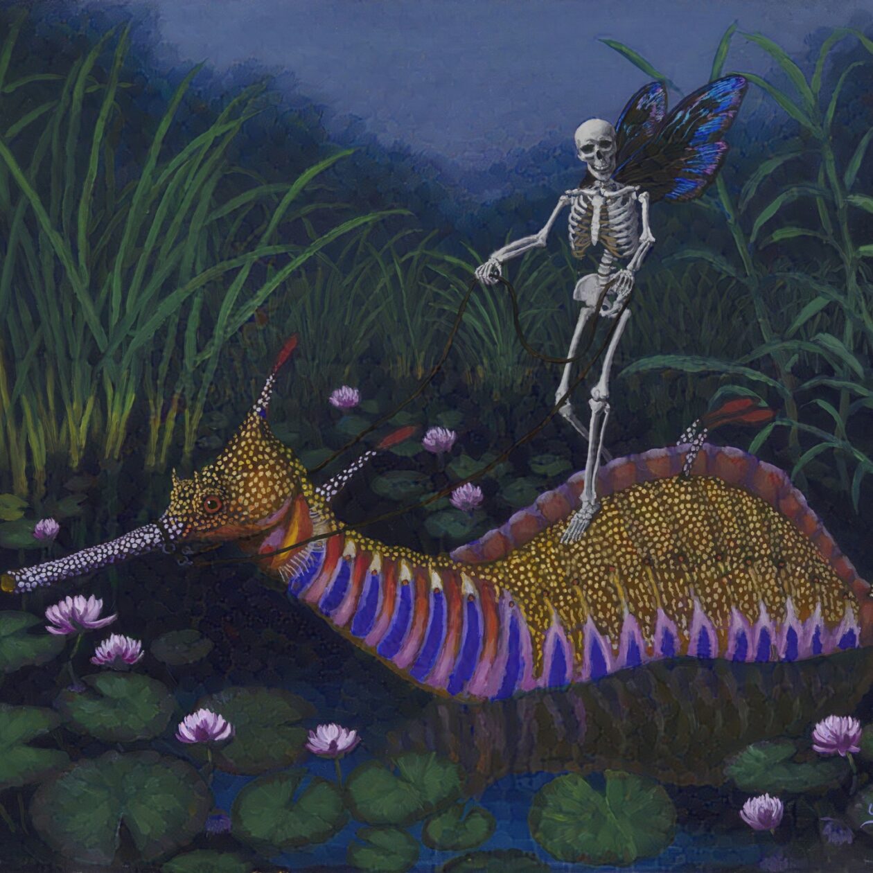 Sandra Yagi's Paintings Of Winged Skeletons (8)