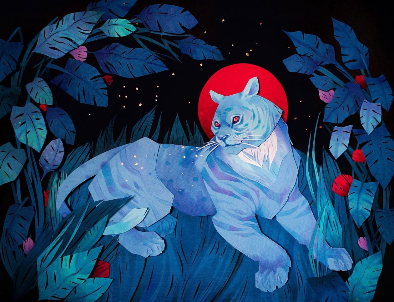 Textured Cut Paper Illustrations By Morgana Wallace (10)