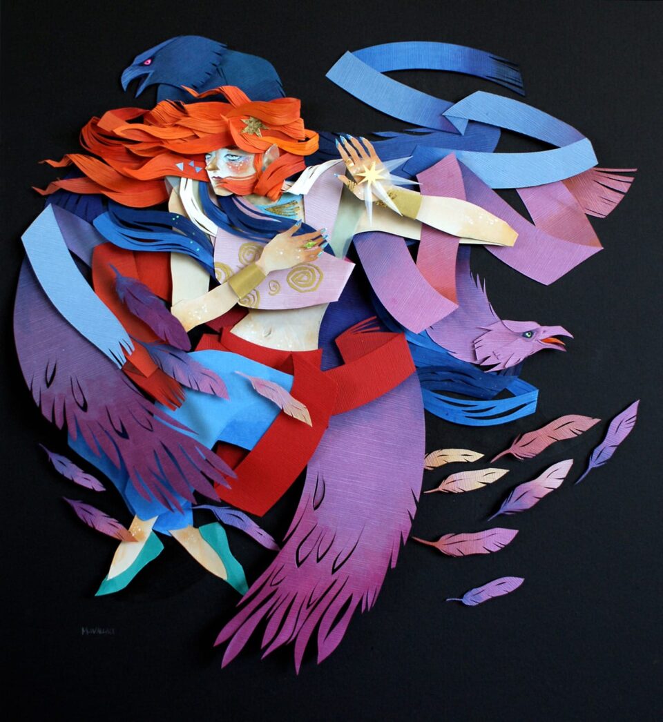 Textured Cut Paper Illustrations By Morgana Wallace (16)