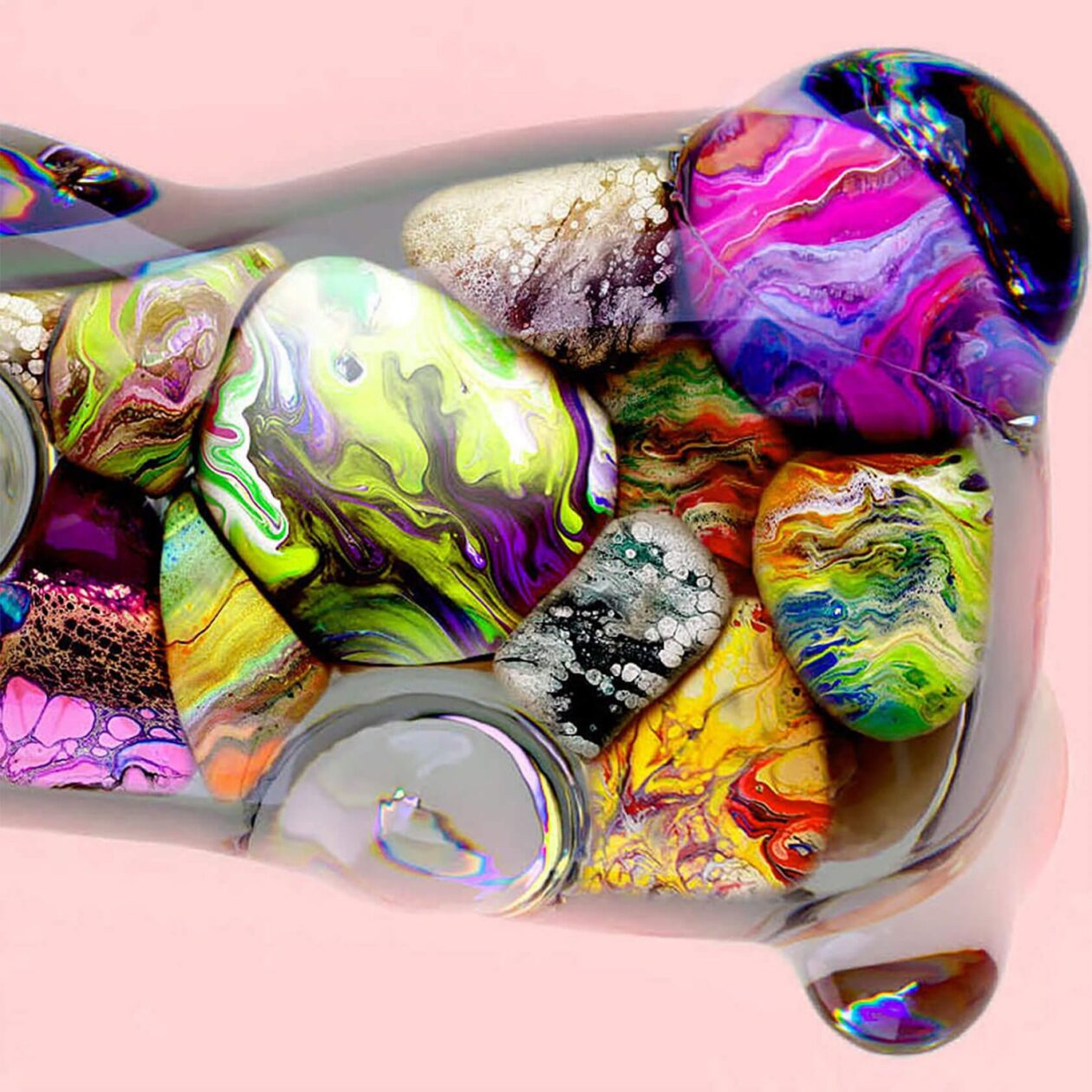 Andrea Arice's Pouring Stones Digital Art Series (3)