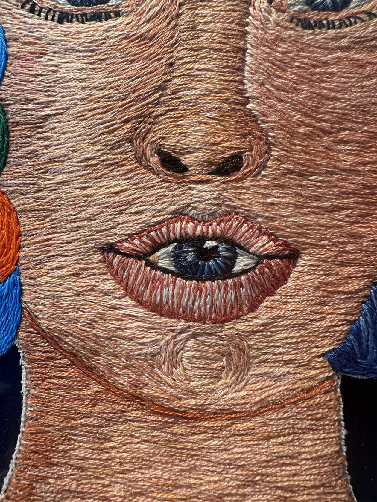 Flávia Itiberê's Surreal Embroidered Paintings (10)