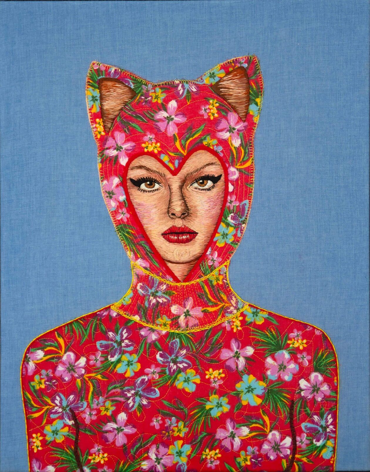 Flávia Itiberê's Surreal Embroidered Paintings (13)