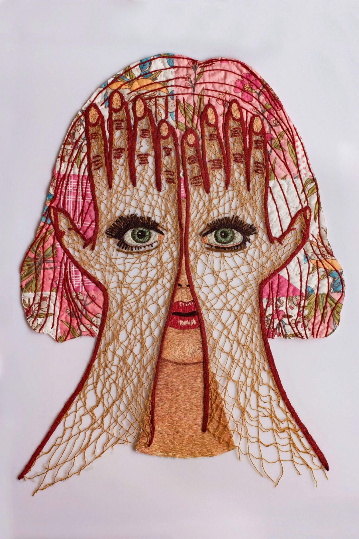 Flávia Itiberê's Surreal Embroidered Paintings (16)