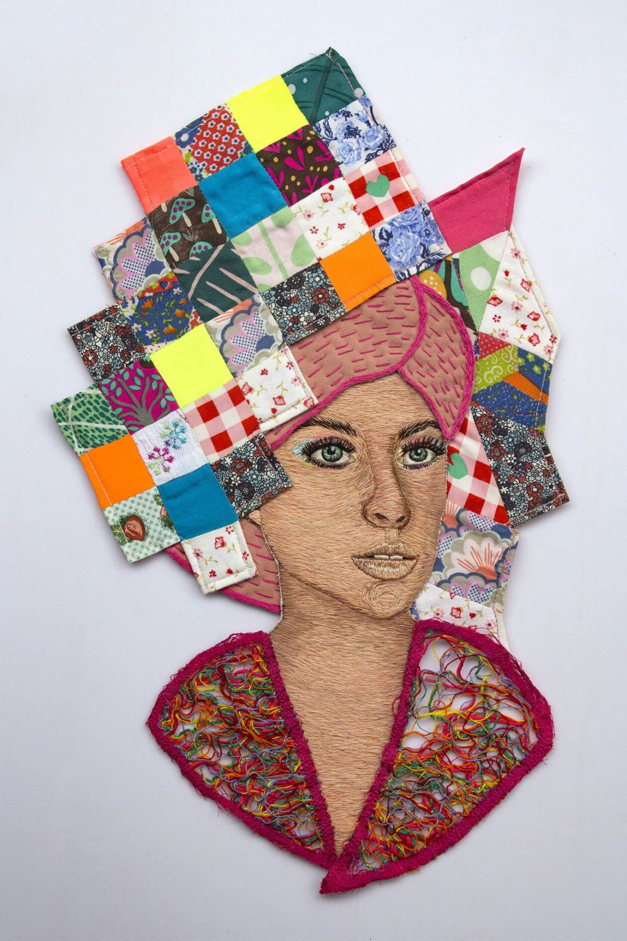 Flávia Itiberê's Surreal Embroidered Paintings (3)