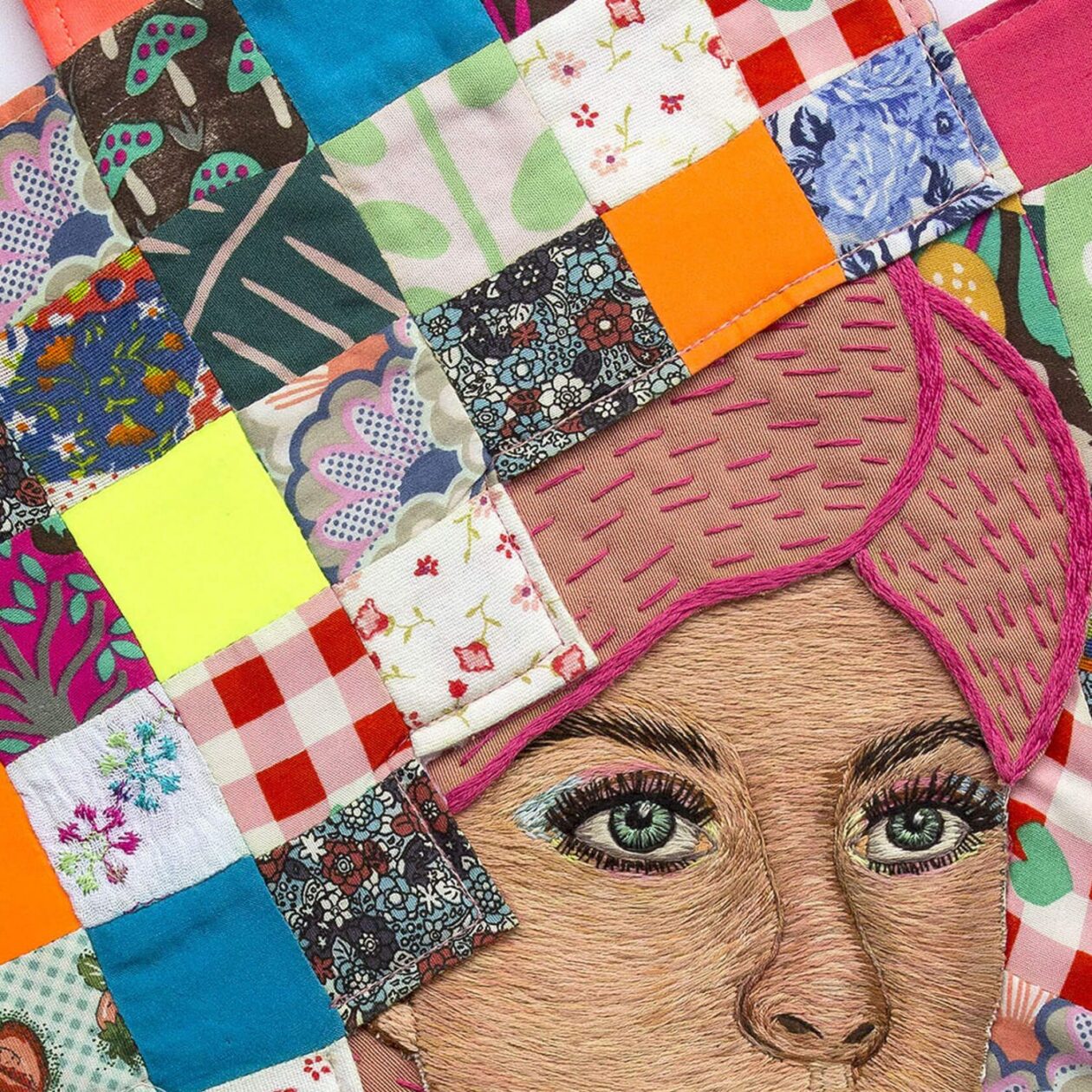 Flávia Itiberê's Surreal Embroidered Paintings (4)