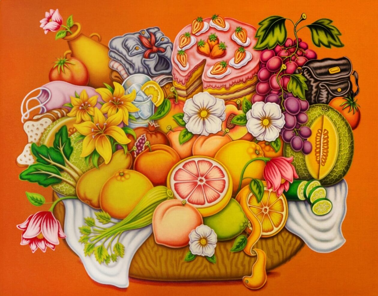 Pedro Pedro’s Picnic Series Of Food Painting (2)