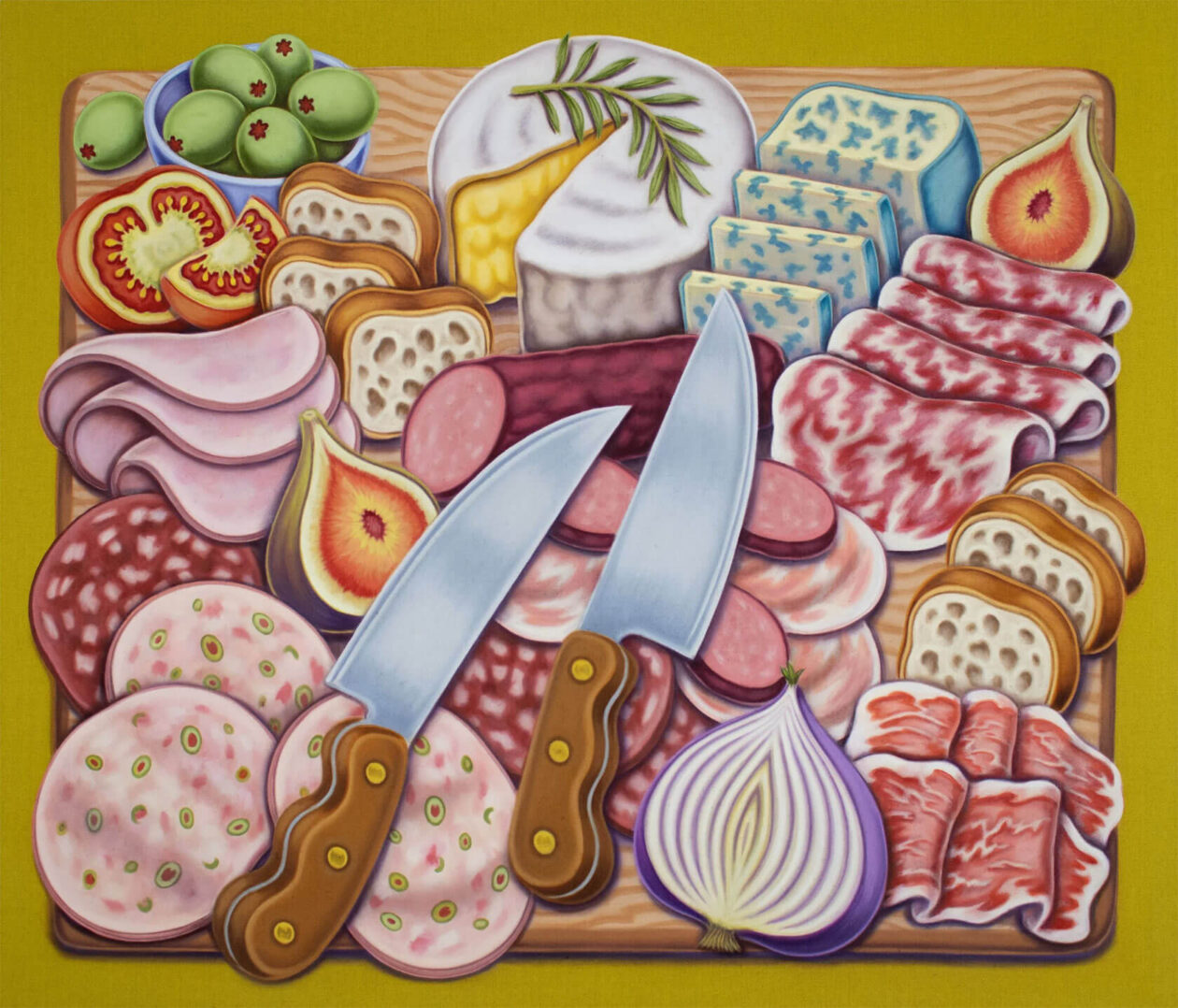 Pedro Pedro’s Picnic Series Of Food Painting (2)