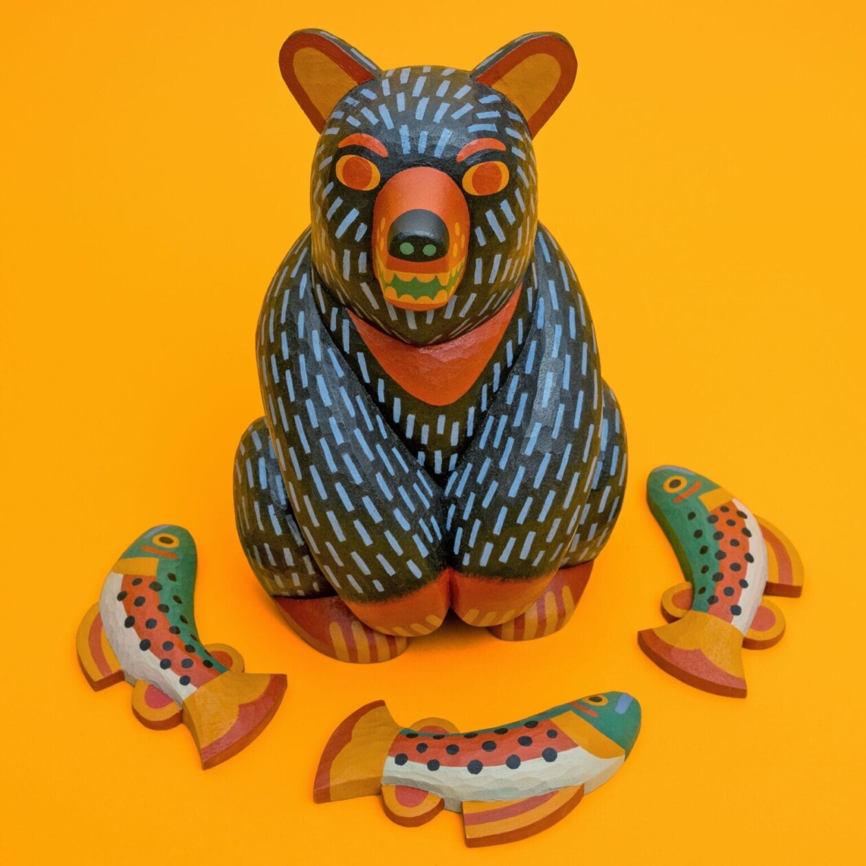 Brett Stenson's Wood Carved Sculptures (3)